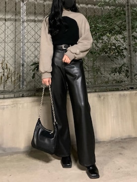 AYAVINさん（レディース・154cm）の冬コーディネート