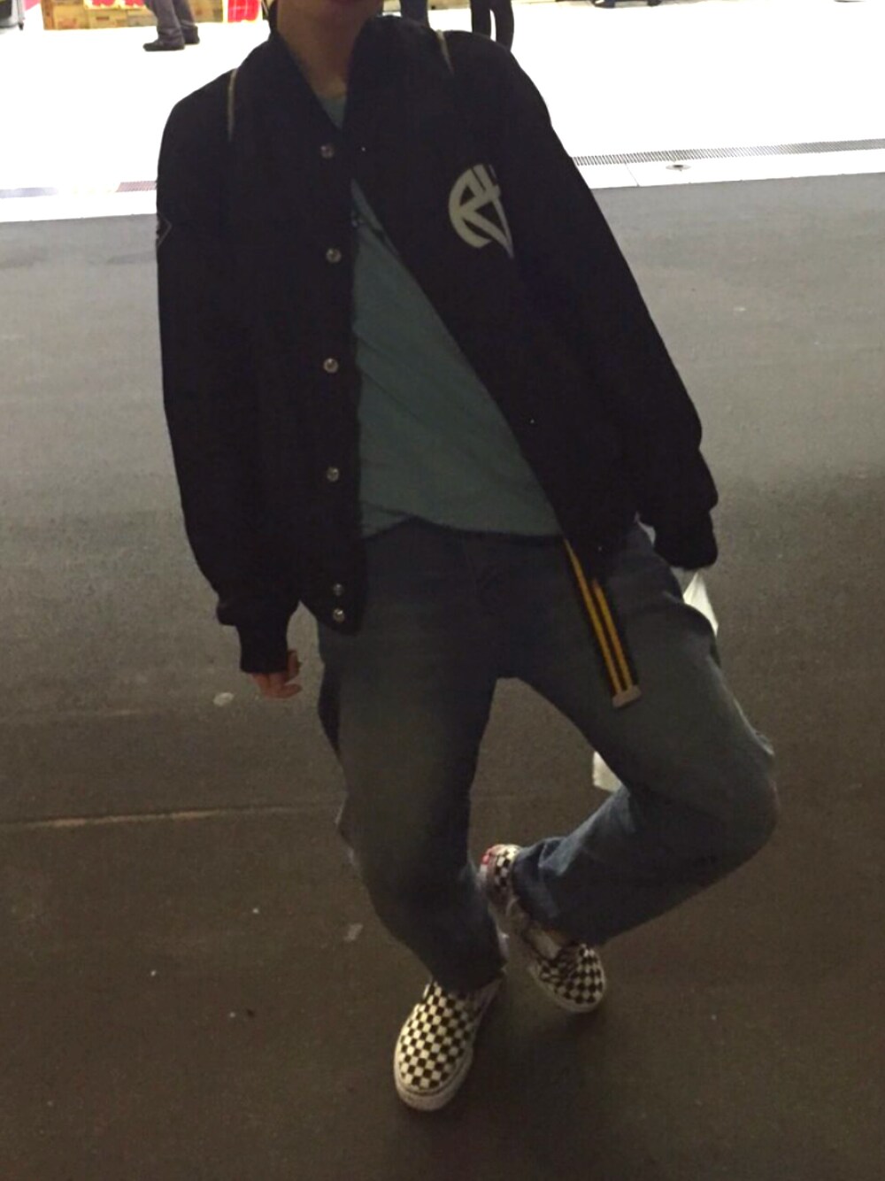 「ootd、BEDWIN & THE HEARTBREAKERS、DELUXE、cheap monday、supreme、carhartt、Richardson、VANS」｜「CHEAP MONDAYのアイテム（その他パンツ、ブルー系）」を使った、がきこさん（レディース・162cm）の冬コーディネートの1枚目の写真
