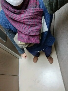 「OMNIGOD（オムニゴッド）のアイテム（トップス）」を使った、りょーちゃんさん（メンズ・165cm）の秋コーディネート