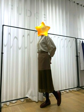 「RAW FUDGE（ローファッジ）のアイテム」を使った、ANNAさん（レディース・170cm）の冬コーディネート