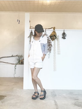 「UNSQUEAKY（アンスクウィーキー）のアイテム」を使った、aikonaさん（レディース・162cm）の春コーディネート