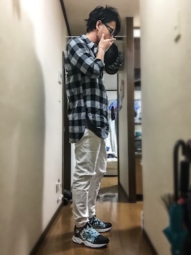 「Reasonのアイテム」を使った、ひろくんॐさん（メンズ・178cm）の春コーディネート