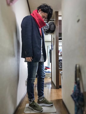 「BERING（ベーリング）のアイテム」を使った、ひろくんॐさん（メンズ・178cm）の冬コーディネート