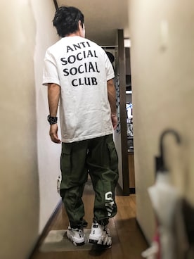 「MARCELO BURLON（マルセロ・バーロン）のアイテム（腕時計）」を使った、ひろくんॐさん（メンズ・178cm）の夏コーディネート