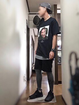 「MARCELO BURLON（マルセロ・バーロン）のアイテム（腕時計）」を使った、ひろくんॐさん（メンズ・178cm）の夏コーディネート