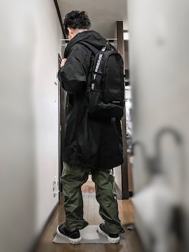 「Alpha Industries（アルファインダストリーズ）のアイテム（モッズコート）」を使った、ひろくんॐさん（メンズ・178cm）の春コーディネート