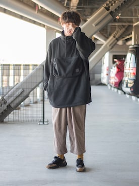 「McQ（マックキュー）のアイテム」を使った、ひろくんॐさん（メンズ・178cm）の冬コーディネート