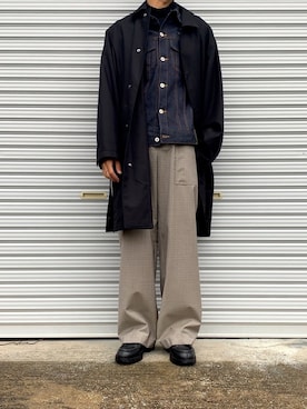「DISCOVERED（ディスカバード）のアイテム（ジャケット/アウター）」を使った、MARONさん（メンズ・172cm）の秋コーディネート