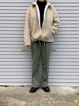 「CLANE（クラネ）のアイテム（その他アウター）」を使った、MARONさん（メンズ・172cm）の秋コーディネート