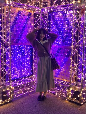「axes femme（アクシーズファム）のアイテム（ブルゾン）」を使った、ふみさん（レディース・168cm）の秋コーディネート