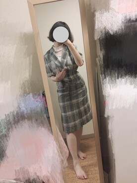 「GRADE（グレイド）のアイテム」を使った、ふみさん（レディース・168cm）の夏コーディネート