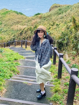 「Accessorize（アクセサライズ）のアイテム」を使った、ふみさん（レディース・168cm）の冬コーディネート