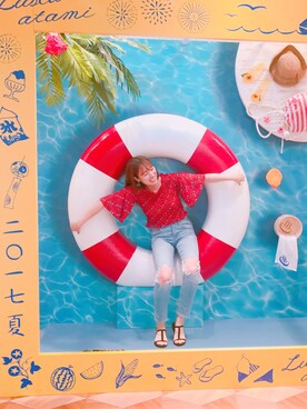 유-키さん（レディース・166cm）の夏コーディネート