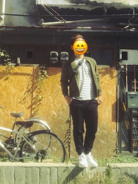 「Request（リクエスト）のアイテム」を使った、らごさん（メンズ・169cm）の秋コーディネート