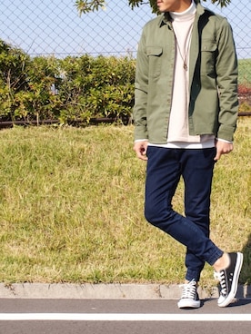 はんくんさん（メンズ・174cm）の秋コーディネート