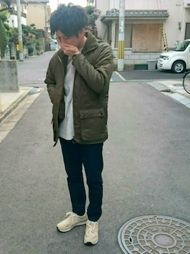 てんぱーまさん（メンズ・171cm）の冬コーディネート