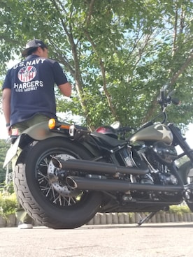 「Harley-Davidson（ハーレーダビッドソン）のアイテム（その他）」を使った、Toripullさん（メンズ・180cm）の春コーディネート