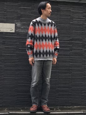 Keisuke Osukaさん（メンズ・175cm）の冬コーディネート