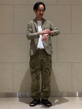 Keisuke Osukaさん（メンズ・175cm）の夏コーディネート