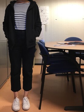 「adidas by Stella McCartney（アディダスバイステラマッカートニー）のアイテム（スタジャン）」を使った、morninglateさん（レディース・160cm）の夏コーディネート