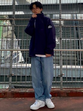 「ラブアンドピース2020」｜「アイテム（ナイロンジャケット）」を使った、shoki1997rさん（メンズ・167cm）の秋コーディネート