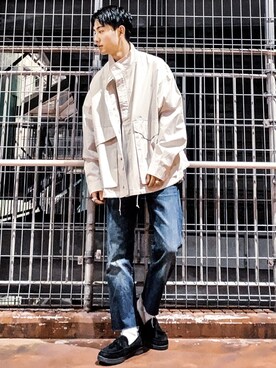 「Right-on（ライトオン）のアイテム（ジャケット/アウター）」を使った、shoki1997rさん（メンズ・167cm）の春コーディネート