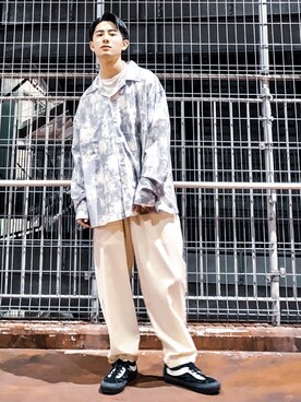 「Right-on（ライトオン）のアイテム（パンツ）」を使った、shoki1997rさん（メンズ・167cm）の春コーディネート