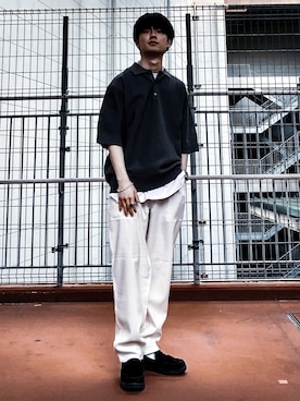 「Right-on（ライトオン）のアイテム（パンツ）」を使った、shoki1997rさん（メンズ・167cm）の春コーディネート