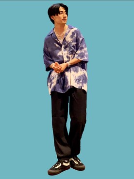 「Right-on（ライトオン）のアイテム（トップス）」を使った、shoki1997rさん（メンズ・167cm）の夏コーディネート