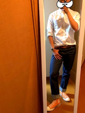 「アイラブCONVERSE」｜TAKI@フォロー求（^人^）さん（メンズ・177cm）の春コーディネート