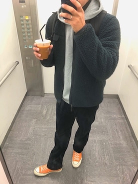 「アイテム（ブルゾン）」を使った、TAKI@フォロー求（^人^）さん（メンズ・177cm・10代）の秋コーディネート