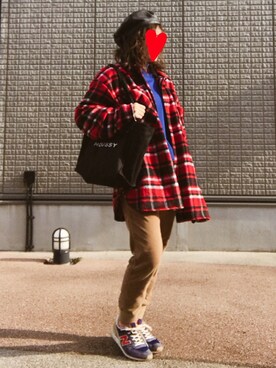 7hachiさん（レディース・158cm）の冬コーディネート