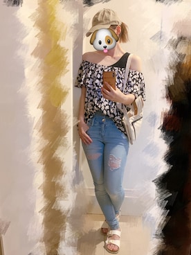 7hachiさん（レディース・157cm）の夏コーディネート