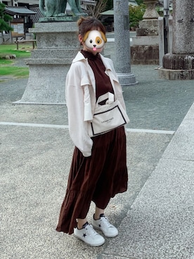 7hachiさん（レディース・158cm）の秋コーディネート