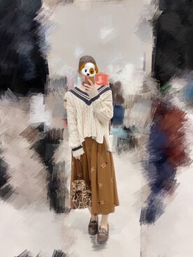 「FROMFIRST musee（フロムファーストミュゼ）のアイテム」を使った、7hachiさん（レディース・159cm）の秋コーディネート