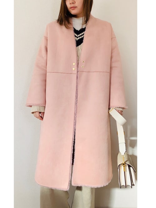 7hachi|LAYMEEのムートンコートを使ったコーディネート - WEAR 激安販売品 Unomee Reversible Fur Coat ミュージシャン