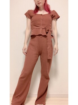 「Ravijour（ラヴィジュール）のアイテム」を使った、7hachiさん（レディース・159cm）の春コーディネート