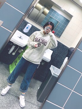 「VANS（バンズ）のアイテム（アクセサリー）」を使った、阿呀航母さん（レディース・167cm）の夏コーディネート