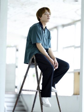 うめおか ゆうたさん（メンズ・169cm）の夏コーディネート