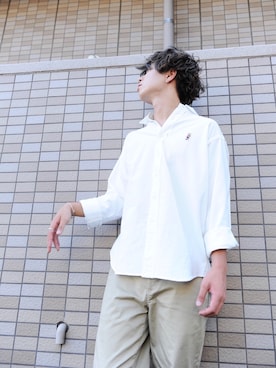 「アイテム（ピアス（両耳用））」を使った、うめおか ゆうたさん（メンズ・169cm・20代）の秋コーディネート