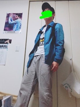 「Reebok（リーボック）のアイテム（その他アウター）」を使った、そってぃーさん（メンズ・167cm）の春コーディネート