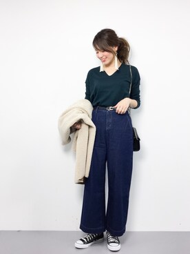 ぐっさんさん（レディース・166cm）の冬コーディネート