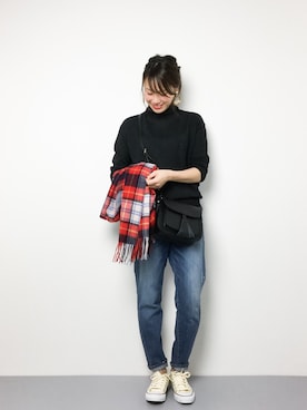 ぐっさんさん（レディース・166cm）の冬コーディネート