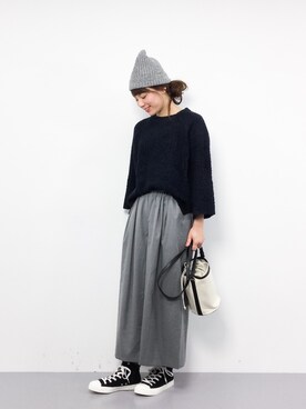 ぐっさんさん（レディース・166cm）の冬コーディネート