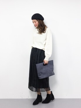 ぐっさんさん（レディース・166cm）の冬コーディネート