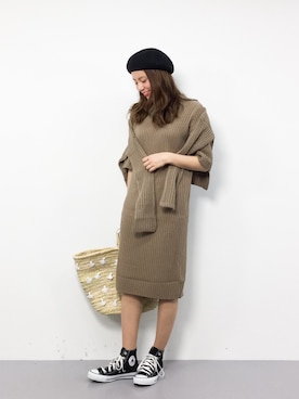 ぐっさんさん（レディース・166cm）の冬コーディネート