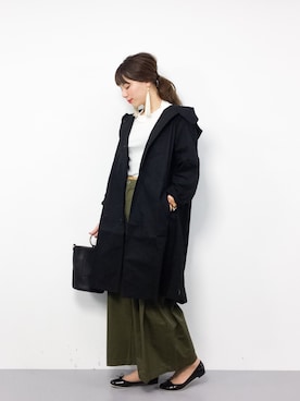 「UNBILLION（アンビリオン）のアイテム」を使った、ぐっさんさん（レディース・166cm）の冬コーディネート