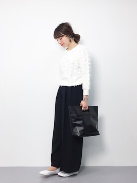 「SLOBE IENA（スローブイエナ）のアイテム（その他シューズ）」を使った、ぐっさんさん（レディース・166cm）の春コーディネート