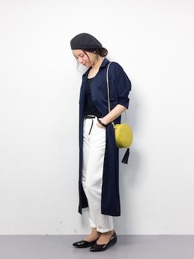 「アイテム（シャツワンピース）」を使った、ぐっさんさん（レディース・166cm・20代）の春コーディネート
