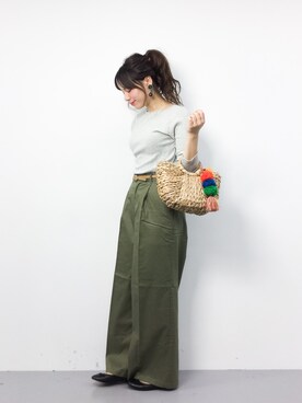 ぐっさんさん（レディース・166cm）の春コーディネート